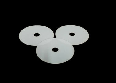 De witte Hoge Mechanische Sterktealumina Ceramische Weerstand van de Schijf Hoge Slijtage