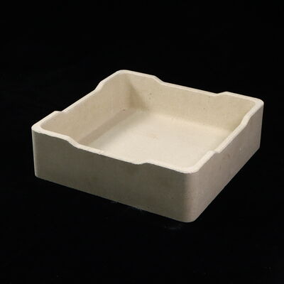 Cordieriet-mulliet vuurvaste saggar rechthoekig of vierkant type met hoge vochtbestendigheid, perfect voor het bakken van keramiek en glas.