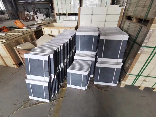 Rectangular Black Silicon Carbide Kiln Shelves Goed chemisch bestand Duurzaamheid