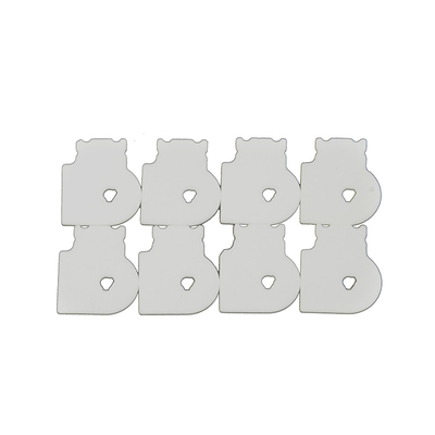 Het Oxyde Ceramisch Wit op hoge temperatuur van het Weerstandsaluminium met Dichtheid 3.75-3.9g/Cm3
