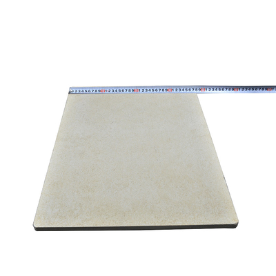 Glanzige rand Cordierite Kookplaten Hoogtemperatuurbestendige 10-30 mm Dikte