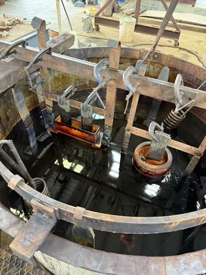 Hoge aluminium keramische poreuze keramische potten voor chroomelektroplatering