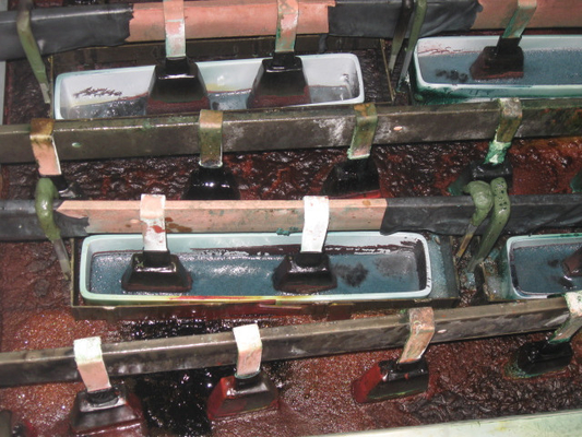 keramische filterporische alumina-keramische pot voor het galvaniseren van hardchroom