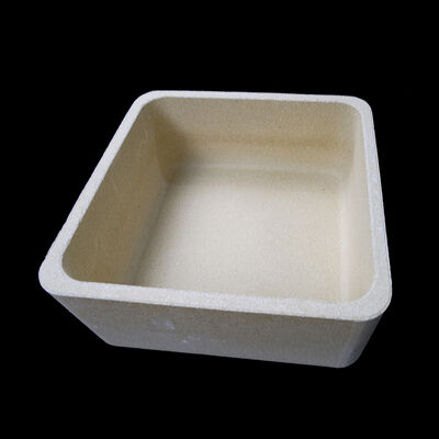 Vierkant vuurvaste cordierite mullite saggar Ontworpen voor thermische duurzaamheid