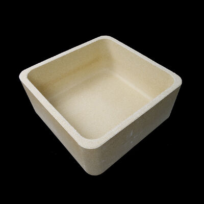 Vierkant vuurvaste cordierite mullite saggar Ontworpen voor thermische duurzaamheid