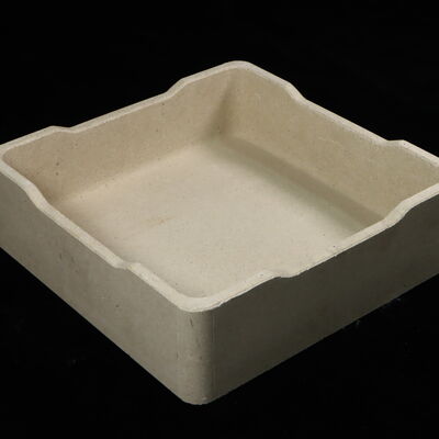 Cordieriet-mulliet vuurvaste saggar rechthoekig of vierkant type met hoge vochtbestendigheid, perfect voor het bakken van keramiek en glas.