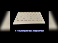 Refractaire Cordierite Setter Plate Thermische schokbestendig voor poedermetallurgie